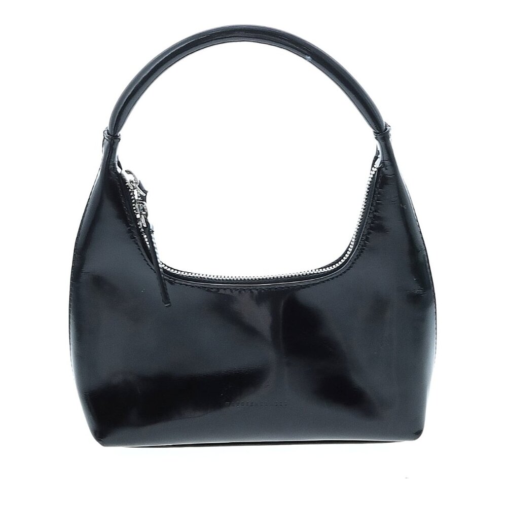 Marge Sherwood Patent Mini Box Shoulder Bag - black